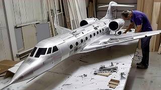 Man Builds Hyperrealistic RC Jet Plane at Scale  Gulfstream G650 Replica by RamyRC [upl. by Sakram13]