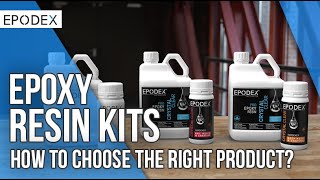 EPODEX epoxy resin Kits  How to choose the right product [upl. by Mafala]