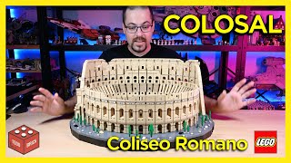 El Coliseo Romano de LEGO set 10276 más grande hasta 2021 aburrido de montar increíble de ver [upl. by Hamal]