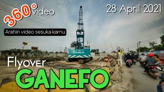 Progress Flyover Ganefo Mranggen Demak 28 April 2021 [upl. by Alliuqat209]