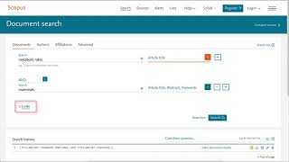 Searching in Scopus [upl. by Binny]