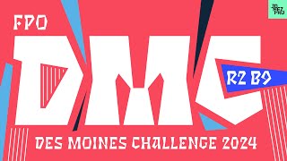 2024 Des Moines Challenge  FPO R2B9  King Scoggins Mandujano Ryan  Jomez Disc Golf [upl. by Yentihw]