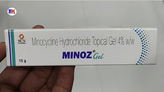 Minoz gel  Minocyline Hydrochloride gel  Minoz Gel Uses Benefits Dosage Review in Hindi [upl. by Kahaleel]