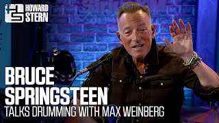 Bruce Springsteen Talks Drumming With Max Weinberg [upl. by Grimonia]