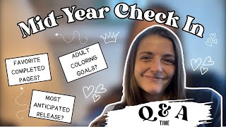 MidYear Coloring Check In 2024  adultcoloring midyearcoloringcheckin [upl. by Gluck]