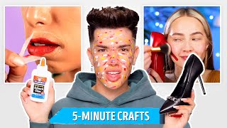 EXPOSING Ridiculous Viral 5 Minute Craft Makeup Hacks [upl. by Gnoc]