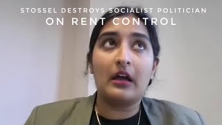 Stossel Destroys Socialist Politician On Rent Control [upl. by Nospmoht]