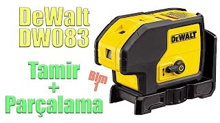 Dewalt DW083 Söküm ve Tamir Bölüm1 3 Nokta Lazer Hizalama Distomat Şakul Tear Down Repair Fix [upl. by Pero]