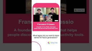 Unlock the Secrets of Top Productivity Tools  Francesco DAlessio  Glasp Talk 22 [upl. by Feinleib]