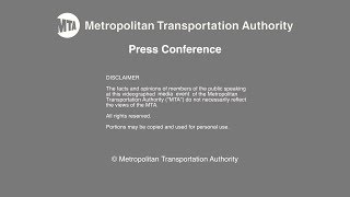 MTA Press Conference  04102019 [upl. by Ranna]