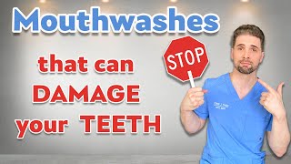 Mouthwashes that Can Damage Your Teeth  Dental Hygienist Explains [upl. by Lenna]