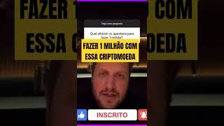 CRIPTOMOEDA PARA FAZER 1 MILHÃO REAIS ATÉ 2025 E SE APOSENTAR COM CRIPTOMOEDAS AUGUSTO BACKES [upl. by Herta348]