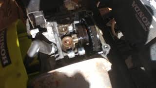 Honda gcv160 wont start hard to pull fix [upl. by Akimaj]