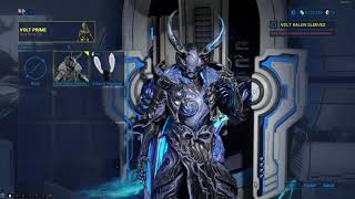 Volt Raijin Fashion Frame  from Sentient Volt to LIGHTNING GOD Volt  Warframe [upl. by Enois606]