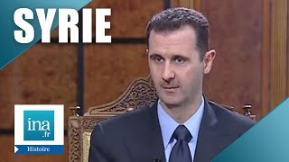 Bachar alAssad quotAttention à celui qui veut attaquer la Syriequot  Archive INA [upl. by Nilerual]