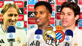 🔴🎙️REACCIONES RODRYGO MODRIC Y FRAN GARCIA  REAL MADRID 4  1 ANTE ESPANYOL [upl. by Aivilys]