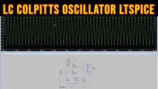 LC Colpitts Oscillator LTSPICE [upl. by Siuol]