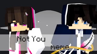 Not Yon meme Minecraft animation [upl. by Maupin]