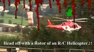 Rescue Mission goes wrong turbine Modell RC Helicopter REGA Agusta A109 [upl. by Apgar]