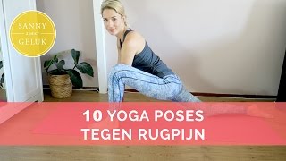 Verminder rugpijn met de 10 yoga houdingen  Selfhelp Sanny [upl. by Devondra]