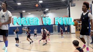 First scrimmage me and the guys went crazy porter vs foyil [upl. by Takakura]