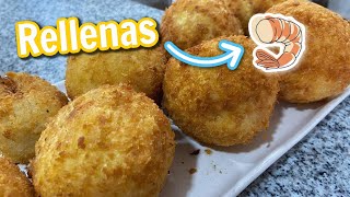 Prepara estas Bolitas de Arroz rellenas de queso [upl. by Yelram]