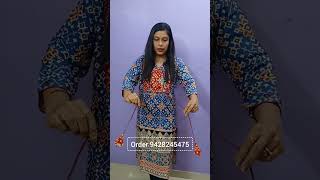 Fancy Kurti with Ajrakh print Limited stock hurry [upl. by Enois]