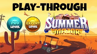 PRO amp EXPERT PLAYTHROUGH  Summer Major 2021  Wiseacre Ranch  Golf Clash Tips [upl. by Nylanej]