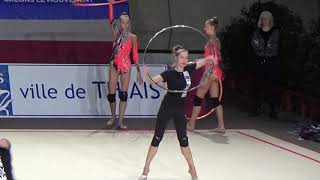 Katsiaryna HALKINA BLR hoop  2018 Thiais trainings [upl. by Drol]