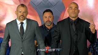 CHUCK LIDDELL VS TITO ORTIZ 3  FULL FINAL PRESS CONFERENCE amp FACE OFF VIDEO [upl. by Raynard377]