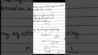 Otto cycle 1st problem [upl. by Ximenez]