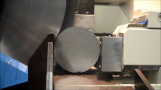 Cutting stainless steel billets in seconds with a KinkelderBV CX6 circular saw blade [upl. by Navonod]