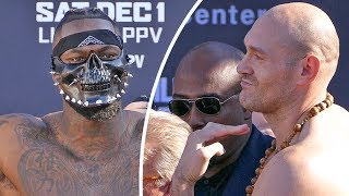 Deontay Wilder vs Tyson Fury FULL WEIGH IN amp FINAL FACE OFF [upl. by Aicatsan]