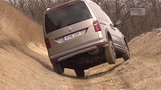 VW Caddy Alltrack Ladewunder im OffroadAnzug  Vorfahrt  auto motor und sport [upl. by Dumm853]