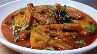 Suka Bombil Curry Recipe in Hindi l Dry Fish Curry l Bombil Masala [upl. by Quillon]