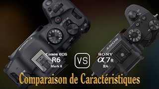 Canon EOS R6 Mark II vs Sony A7R IIIA Une Comparaison de Caractéristiques [upl. by Nnylacissej]