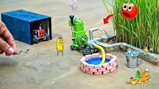 Tractor making 1985 water pump A to Z process science projectdiy tractor home made diesel engine [upl. by Lerner]