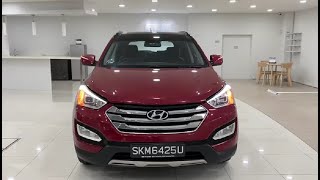 Hyundai SANTA FE 24L GDI Sunroof 4WD Red 2014SKM6425U [upl. by Adnih]