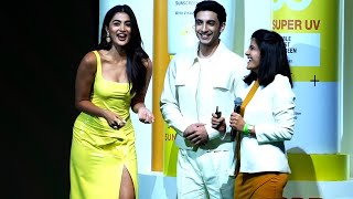 Pooja Hegde And Vedang Raina Unveil Garnier Latest Innovation In Skincare  MS shorts [upl. by Melmon]