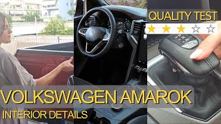 VW Amarok V6 2023  Interior Details And Quality Test [upl. by Strauss]