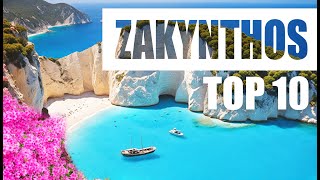 10 BEST BEACHES ZAKYNTHOS Greece  Zakynthos Top 10 Beaches Navagio Shipwreck TOP BEACH [upl. by Lerak]