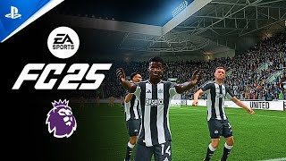 Newcastle United vs Brighton amp Hove Albion FC 25 Gameplay Premier League Round 8 [upl. by Anilet]