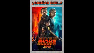 Sabías que en BLADE RUNNER 2049 shorts [upl. by Gonagle]