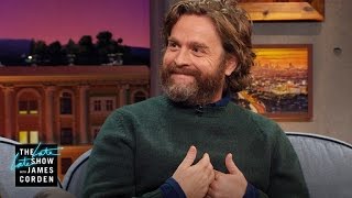 Zach Galifianakis Has Trouble Describing Indoor Skydiving [upl. by Eizzil479]