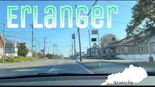 4K Erlanger Kentucky  City Tour amp Drive Thru [upl. by Nnahs]