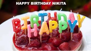 Nikita birthday song Cakes  Happy Birthday NIKITA [upl. by Biles]