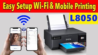 Epson L8050 WiFi Setup amp Mobile Printing with Epson iPrint [upl. by Turtle259]