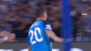 Piotr Zielinski goal vs Liverpool  Napoli vs Liverpool [upl. by Tnahsarp]