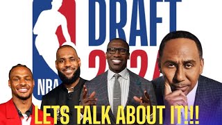 Kwame Brown React To Stephen A Smith amp Shannon Sharpe Ripping Lebron James Over Bronny Mock Draft [upl. by Magbie]