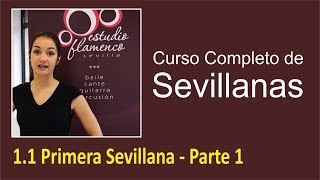 11 Primera Sevillana  Parte 1  Curso de sevillanas aprende a bailar con nosotros [upl. by Etz]